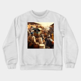 Busy Market Crewneck Sweatshirt